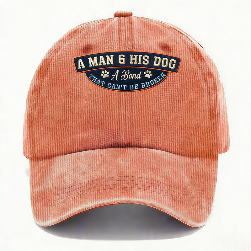 A MAN & HIS DOG Cap