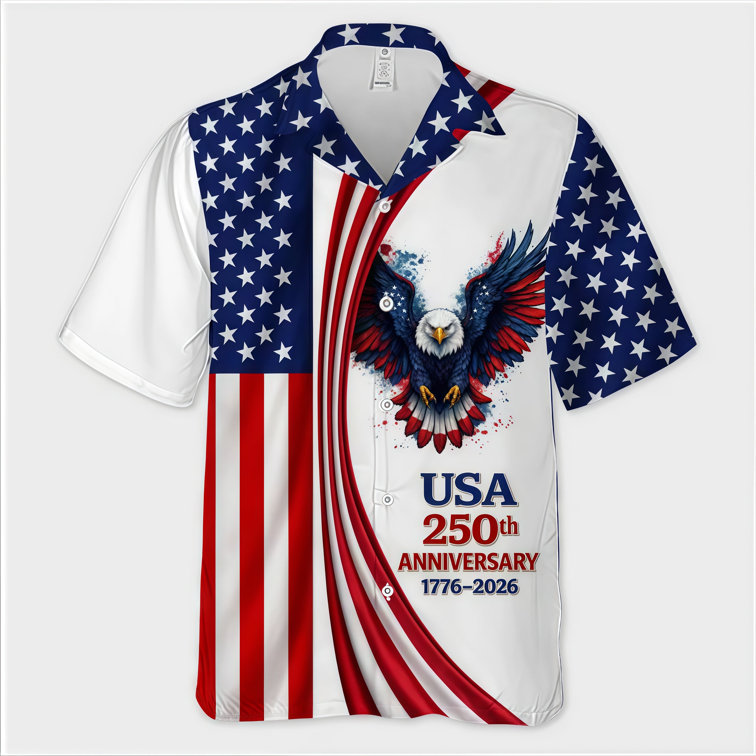 USA 250th Anniversary 1776‑2026 Eagle American Flag Patriotic Shirt