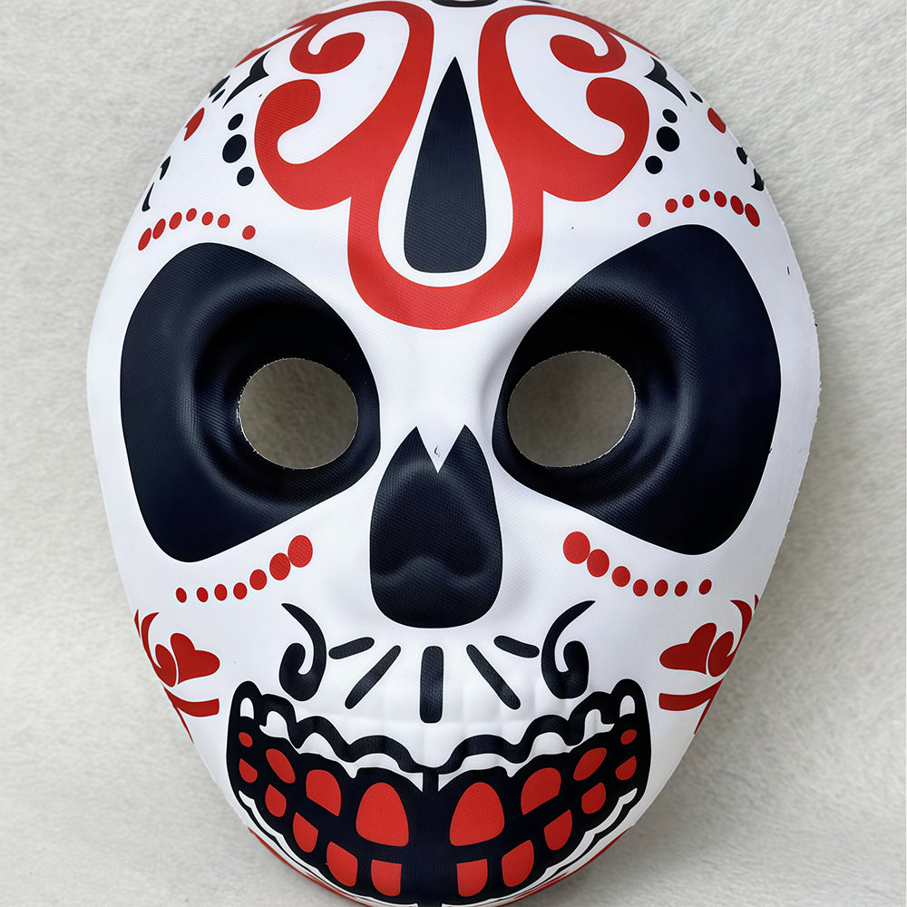 Halloween Skull Digital Printing Face Mask for Costume Party Dance Mask