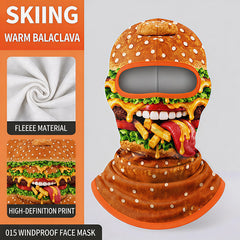 Novelty Fleece Balaclava – Windproof Funny Face Ski Mask That Covers Head, Face & Neck