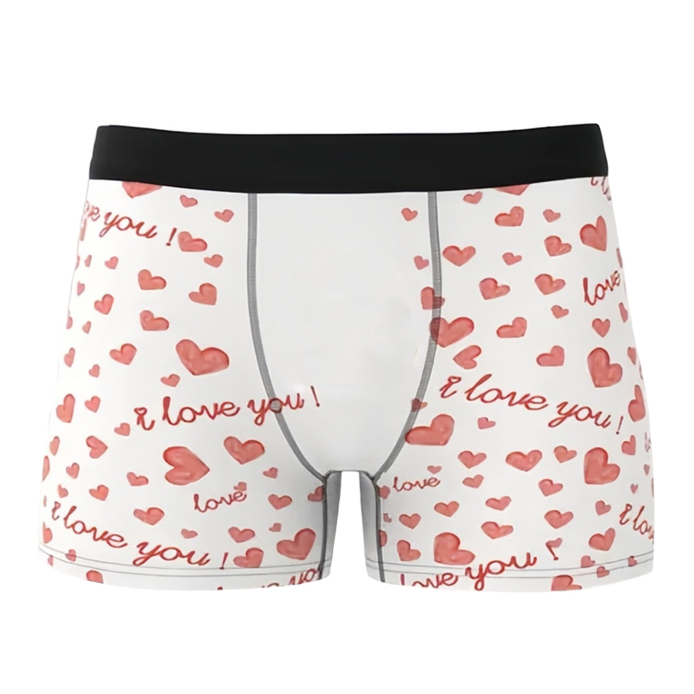 Custom Photo Boxers for Men - Put Her Face on His Underwear - Funny Anniversary, Birthday or Valentine's Day Gift for Him