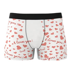 Custom Photo Boxers for Men - Put Her Face on His Underwear - Funny Anniversary, Birthday or Valentine's Day Gift for Him