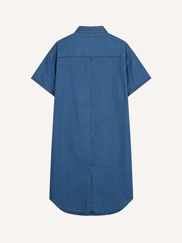2026 New Plus Size Breathable Denim Dress