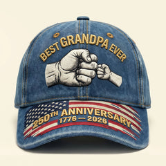 250th Anniversary Military Cap - Personalized Gift For Veteran Classic Cap