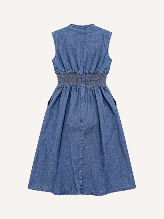 2026 Spring/Summer New Style Collared Fitted Denim Skirt
