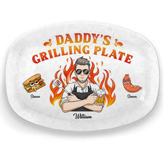 Good Food Made By You - Family Personalized Custom Platter - Father's Day, Gift For Dad, Grandpa
