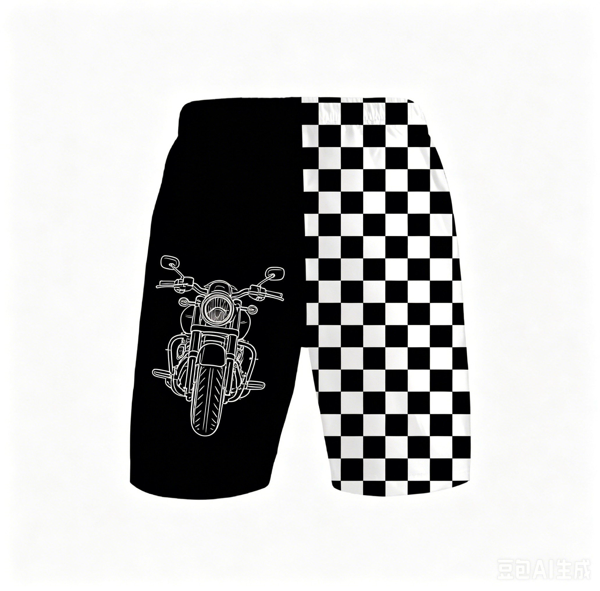 Street style Color-blocked men's beach shorts, with multiple patterns to choose from