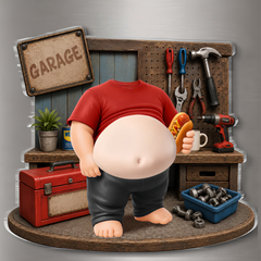 Garage Legend at Work– Personalized Father's Day Funny Gifts For Dad, Grandpa