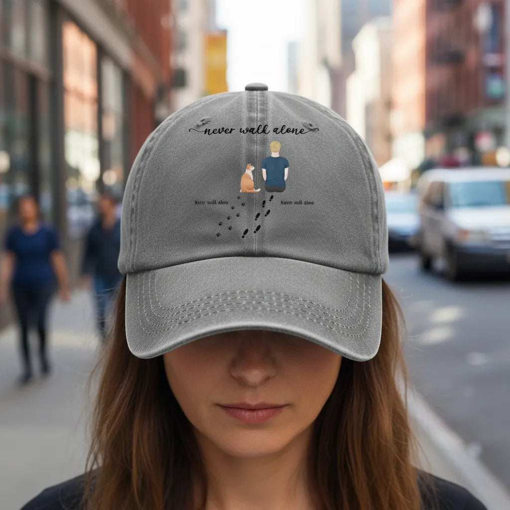 Custom Never walk alone Cap
