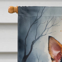miniature pinscher puppy halloween house flag - product photo 3 of 8