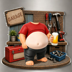 Garage Legend at Work– Personalized Father's Day Funny Gifts For Dad, Grandpa