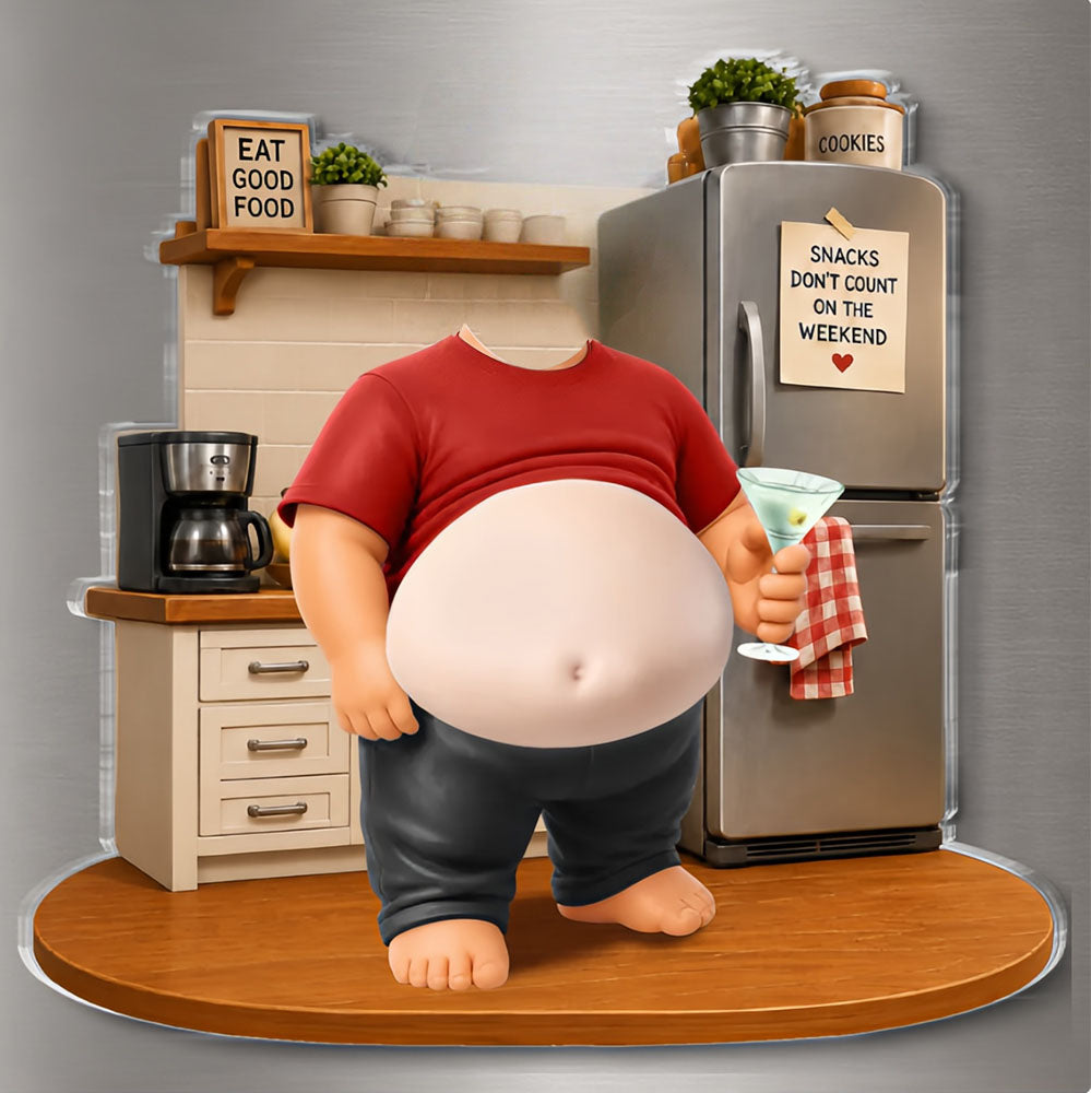 Snacks Don't Count on the Weekend– Personalized Father's Day Funny Gifts For Dad, Grandpa