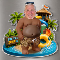 Living the Splash Life- Personalized Fridge Magnet