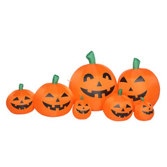 7 ft inflatable pumpkin garland with LED string lights - product photo 3 of 6