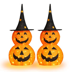 2 pack 3 ft pop-up lighted pumpkins 3 Ft, 2 Pack