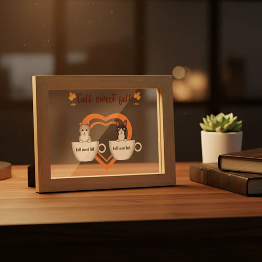 Fall sweet fall Wooden Framed