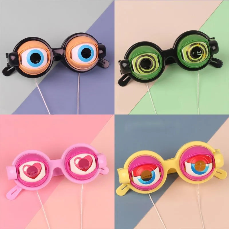 4-Color Set googly eyes funny props glasses