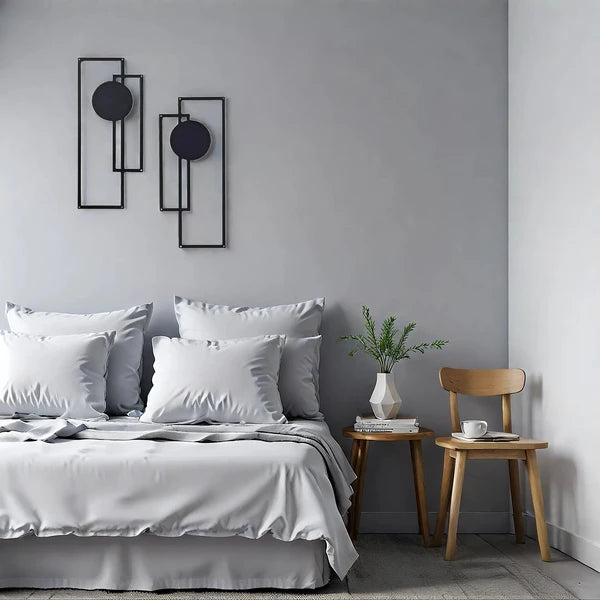 2-piece abstract line iron wall art - product photo 5 of 6