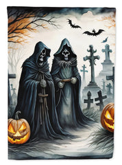 grim reaper halloween house flag 28 x 40 Inch