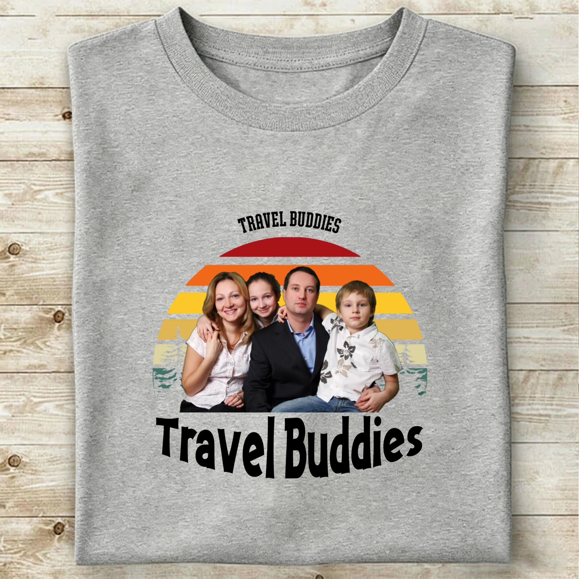 Custom Travel Buddies T-shirts