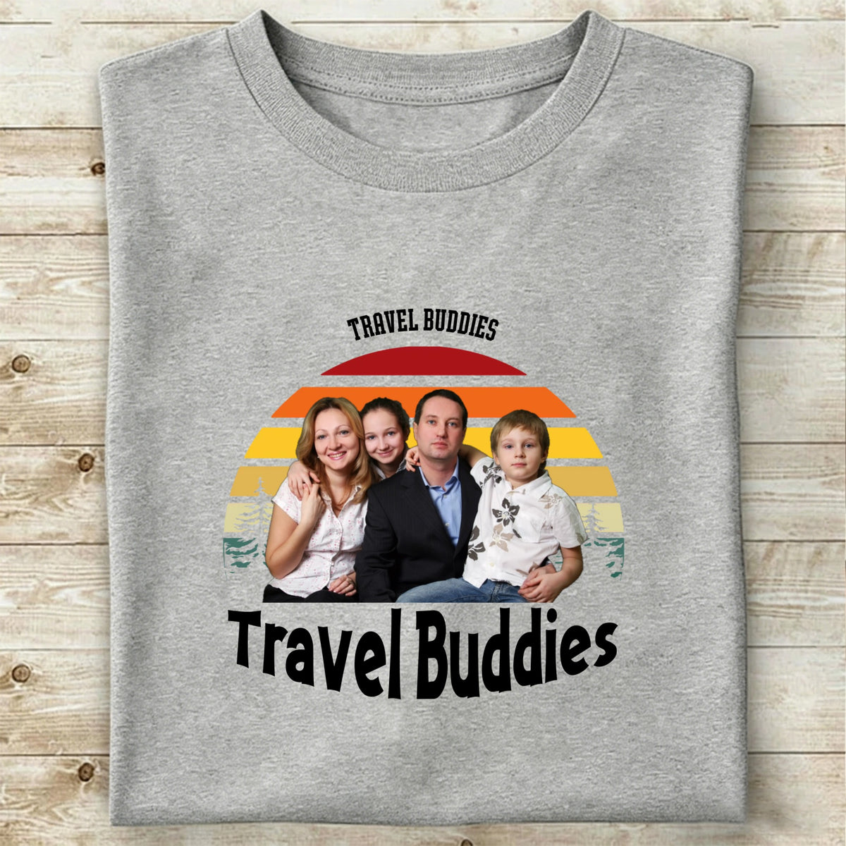 Custom Travel Buddies T-shirts