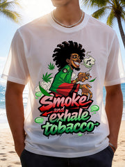 Vintage Reggae Smoke and exhale tobacco Graphic T-Shirt