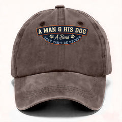 A MAN & HIS DOG Cap