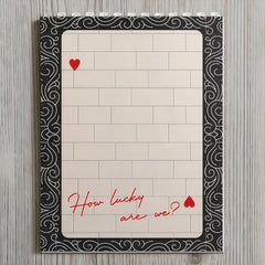 King And Queen Custom Couples Photo How Luck We Are - Personalized Photo Rectangle Building Brick