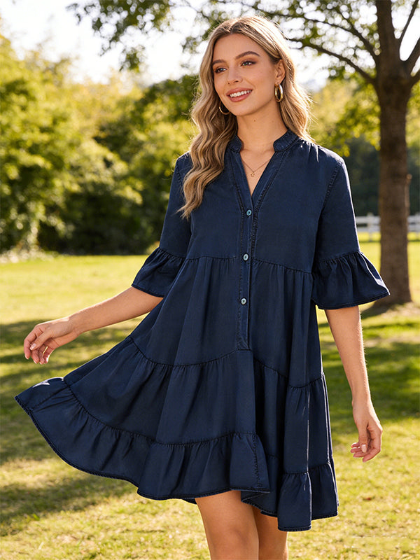 2026 Denim Shirt Dress
