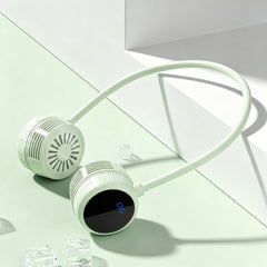 Neck-mounted small fan - Portable and foldable