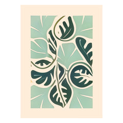 Boho Yellow Floral Black Abstract Leaves Pattern Throw Blanket