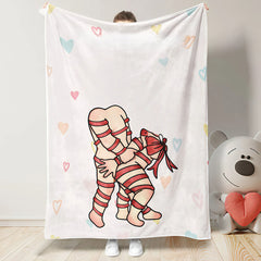 Custom Faces and Names Blanket Personalized Photo Gifts for Him