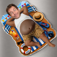 Cruise Vibes & Ocean Views– Personalized Father's Day Funny Gifts For Dad, Grandpa