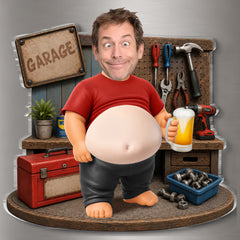 Garage Legend at Work– Personalized Father's Day Funny Gifts For Dad, Grandpa