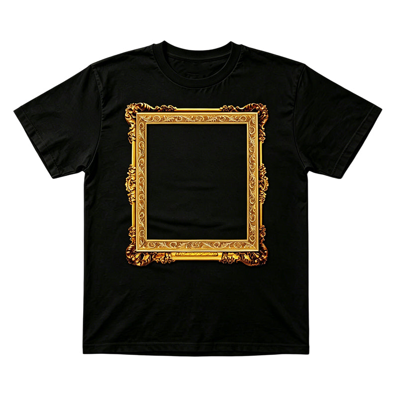 Custom DIY Photo Print T-Shirt - Personalized Name & Message Tee, Memorable Gift for Classmates