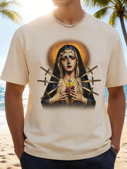 Sacred Heart Virgin Mary Graphic Tee