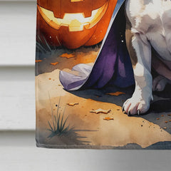 pit bull terrier halloween house flag - product photo 4 of 8