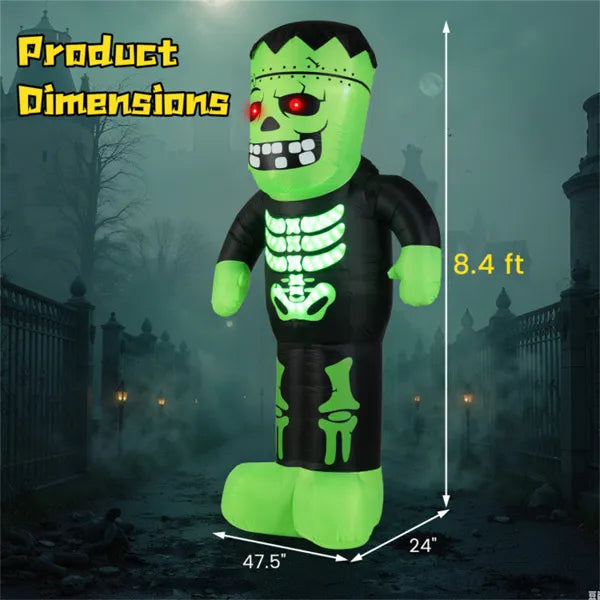 8.4 ft LED inflatable Frankenstein - product photo 5 of 6