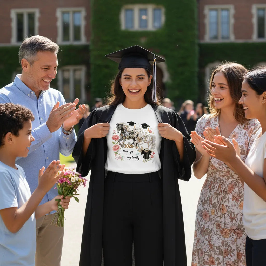 Personalized Custom T-Shirt with Photo & Slogan – Picture T-Shirt Gift for Birthdays and Anniversaries