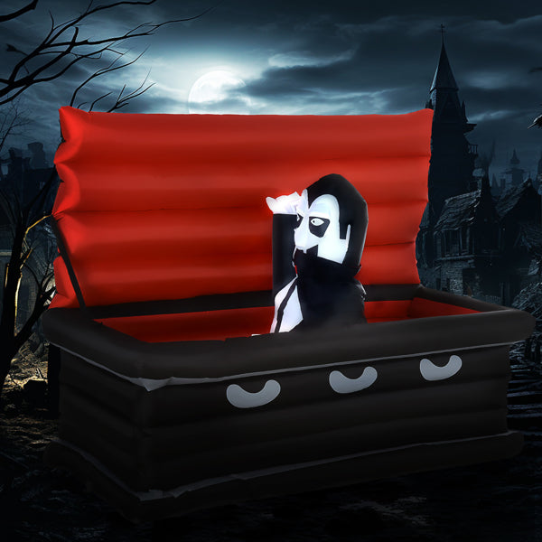 Inflatable vampire and coffin - product photo 6 of 6