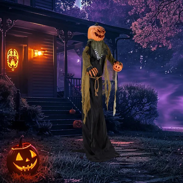 7 ft talking pumpkin - product photo 7 of 8