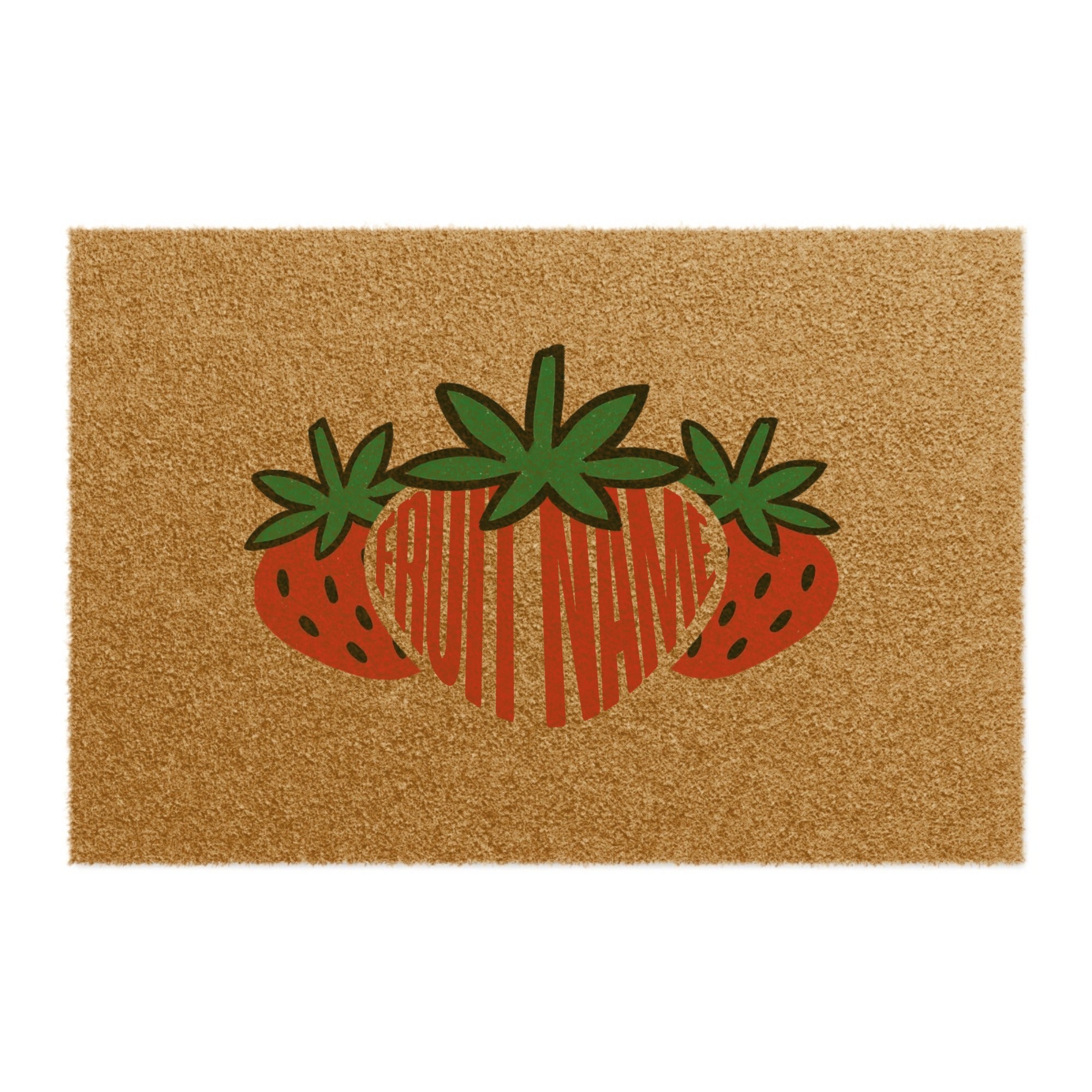Fruit Name Doormat