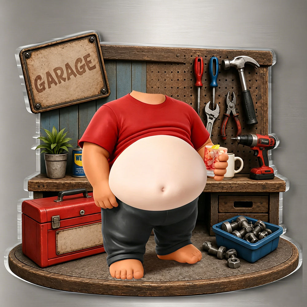 Garage Legend at Work– Personalized Father's Day Funny Gifts For Dad, Grandpa