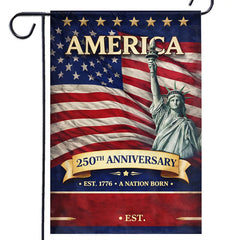 Custom Flag - Personalized America 250th Anniversary Gifts For Mom, Dad, Brother, Sister, Kids - Family Is Forever Love