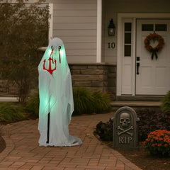 4.3 ft animatronic ghost with trident - product photo 8 of 15