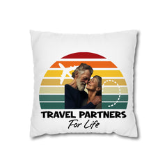 Travel Partners For Life Pillow
