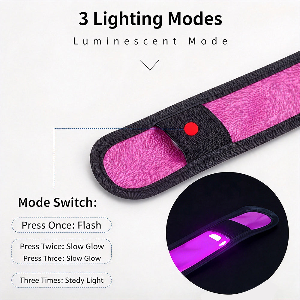 LED Clapping Bracelet - Light-emitting wristband, a must-have for creating an atmosphere