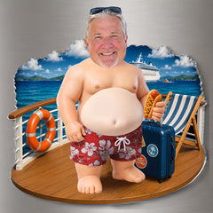 Living the Deck Life- Personalized Fridge Magnet
