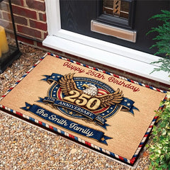 Custom Home Decor Decorative Mat-Personalized America 250th Anniversary Gifts-Honor The Spirit Within