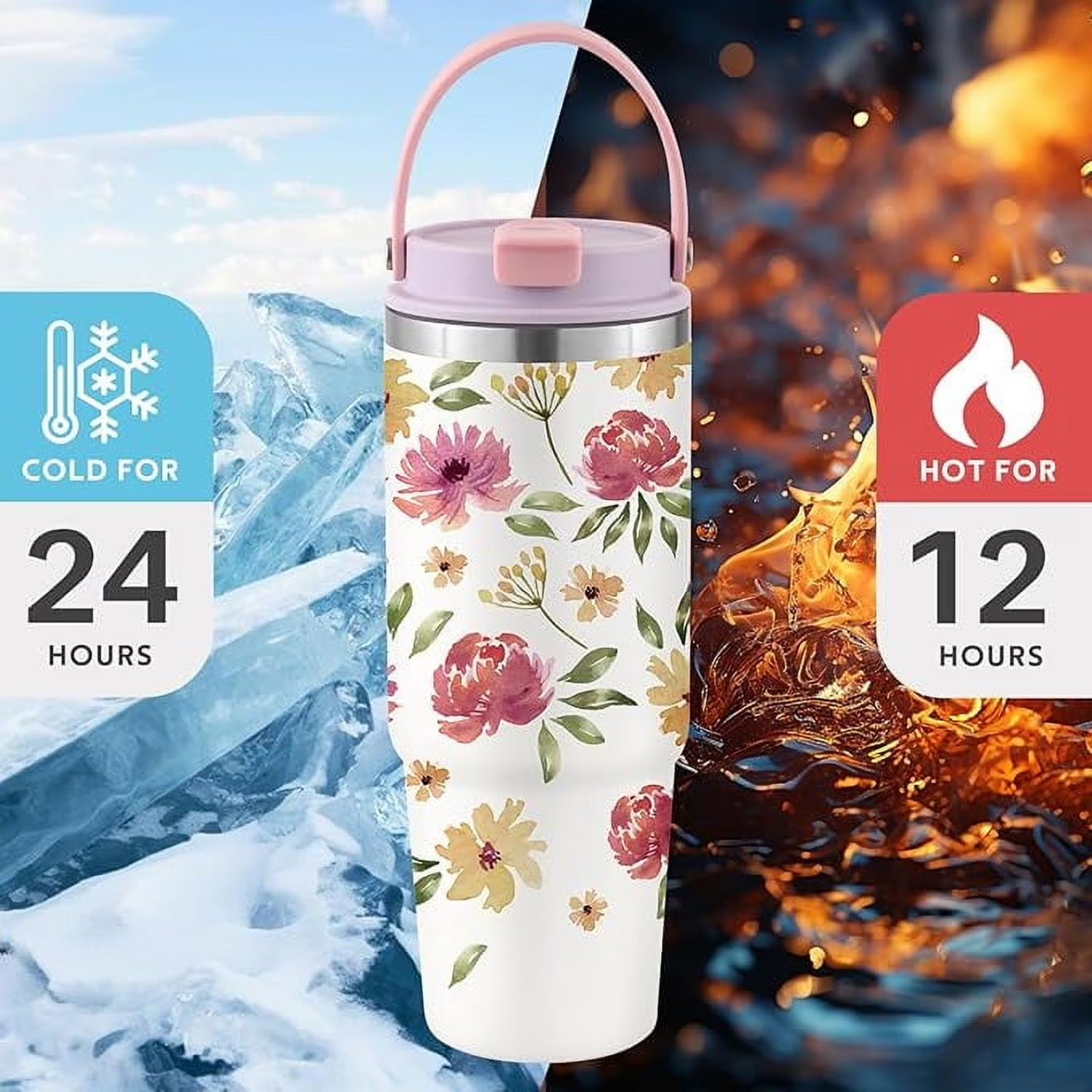 "Mama" Floral Aesthetic Coffee Mug - Elegant Mother's Day Gift